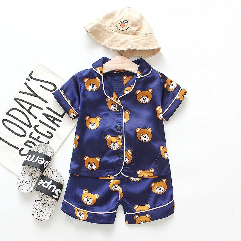 Little Bear Silk Pajama