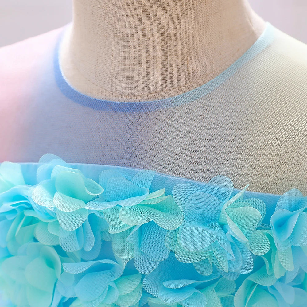 Rainbow Bloom Princess Dress