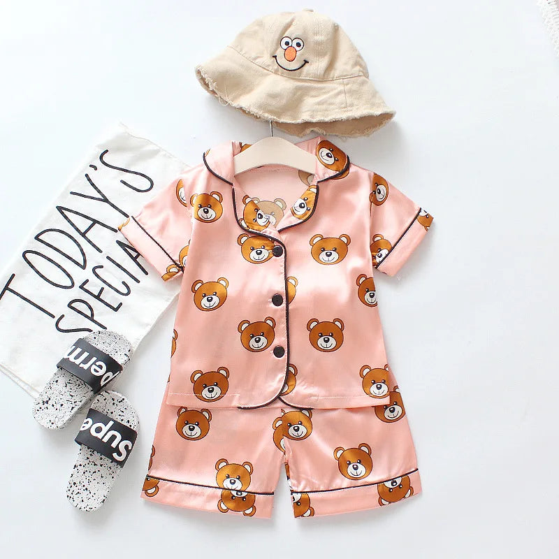 Little Bear Silk Pajama