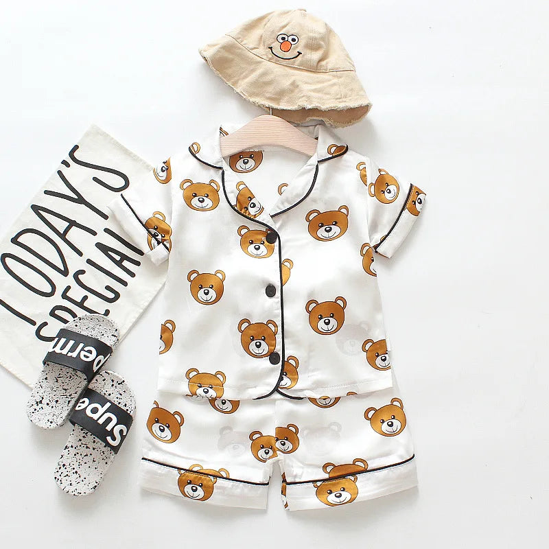 Little Bear Silk Pajama
