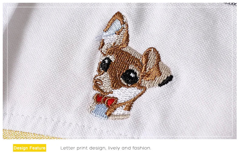 Elegant Embroidered Dress Shirt