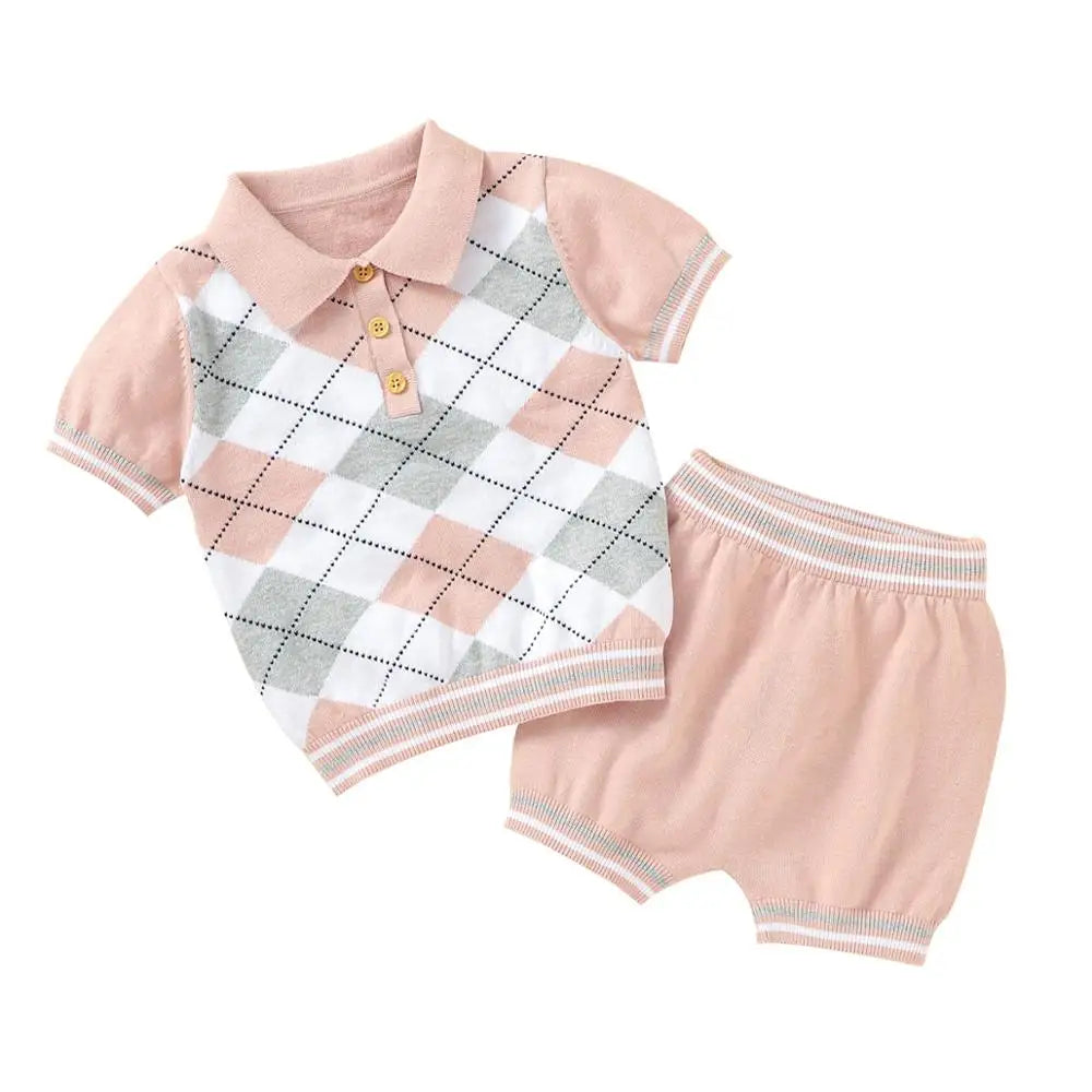Little Golfer Knitted Set