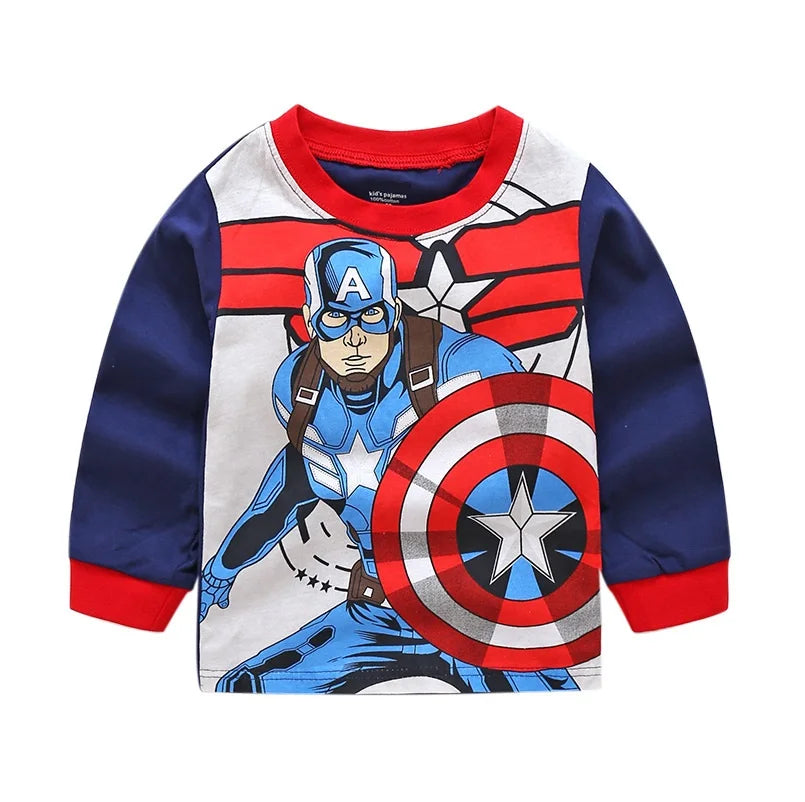 Captain America Long Sleeve Pajama
