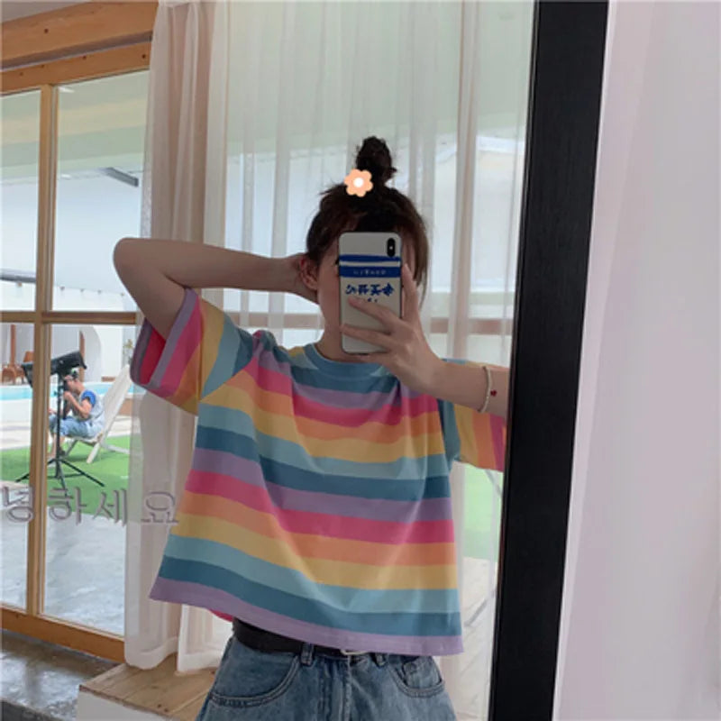 Rainbow Stripe T-Shirt