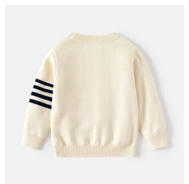 Cozy Stripes Knit Pullover