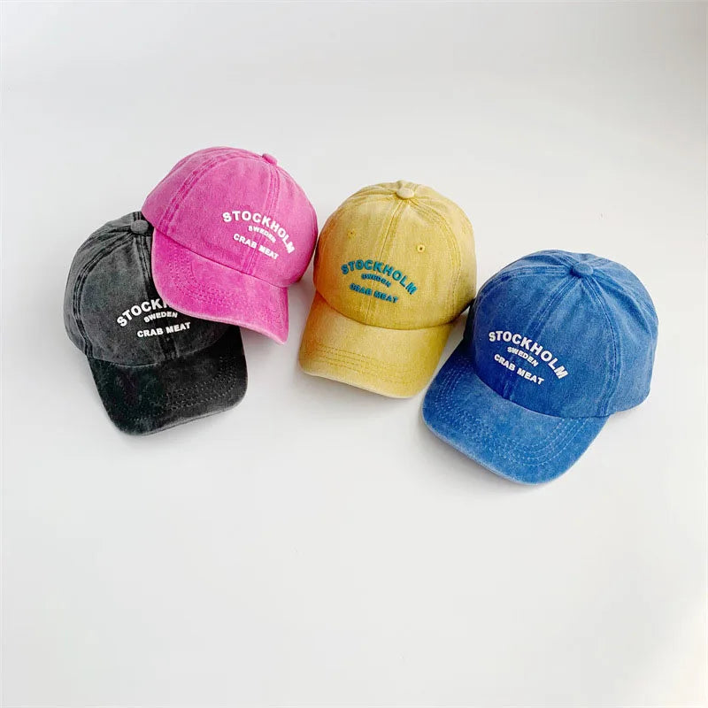 Retro Letter Baseball Cap