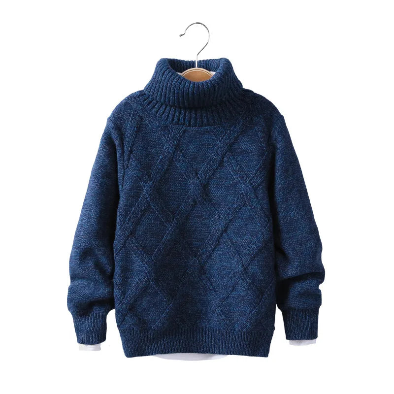 Velvet Turtleneck Sweater