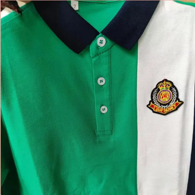 Contrast Collar Polo Tee