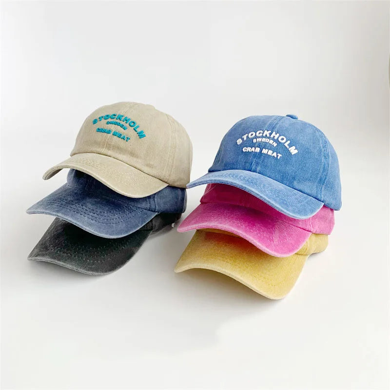Retro Letter Baseball Cap