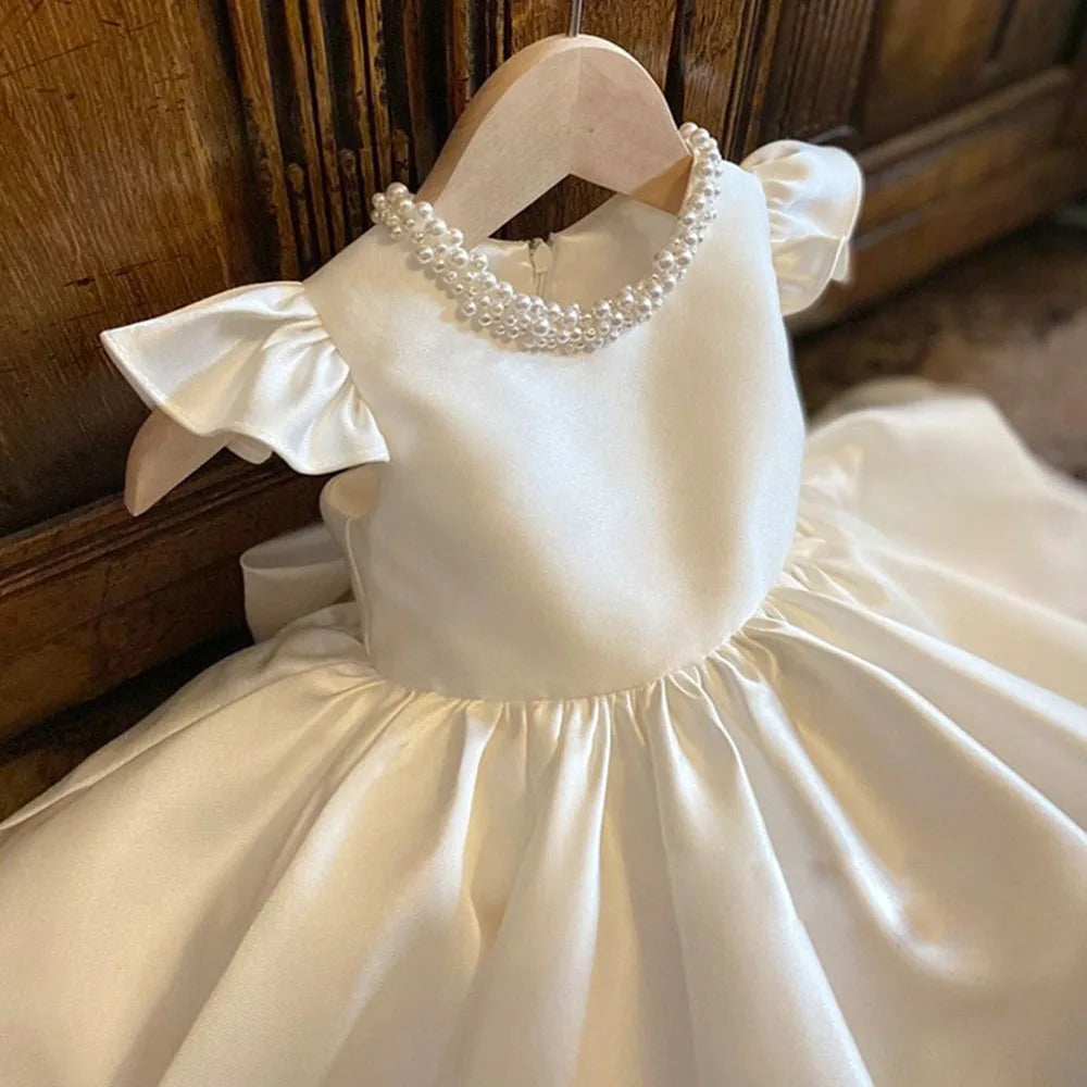 Pearl Princess Silk Dress