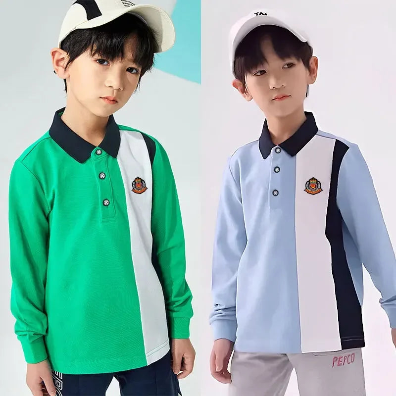 Contrast Collar Polo Tee