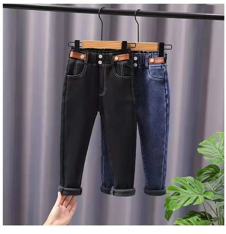 Fleece Denim Jean