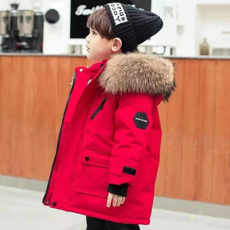 Fur Lining Parka Jacket