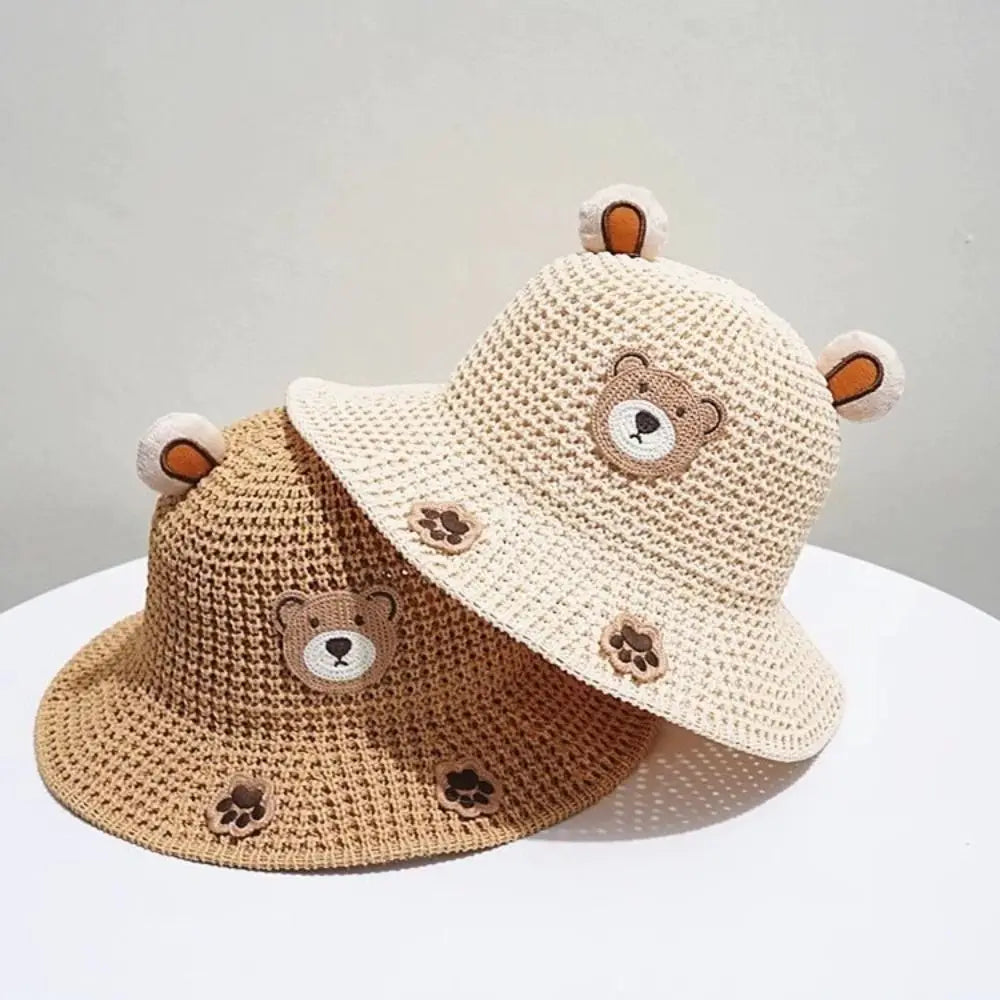 Bear Straw Sun Hat