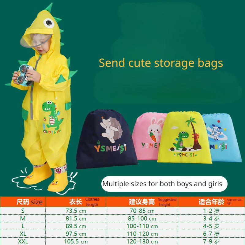 Dinosaur Poncho Raincoat