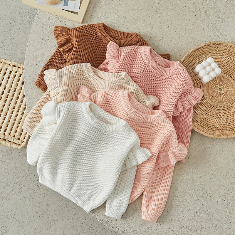 Cozy Ruffle Knit Sweater