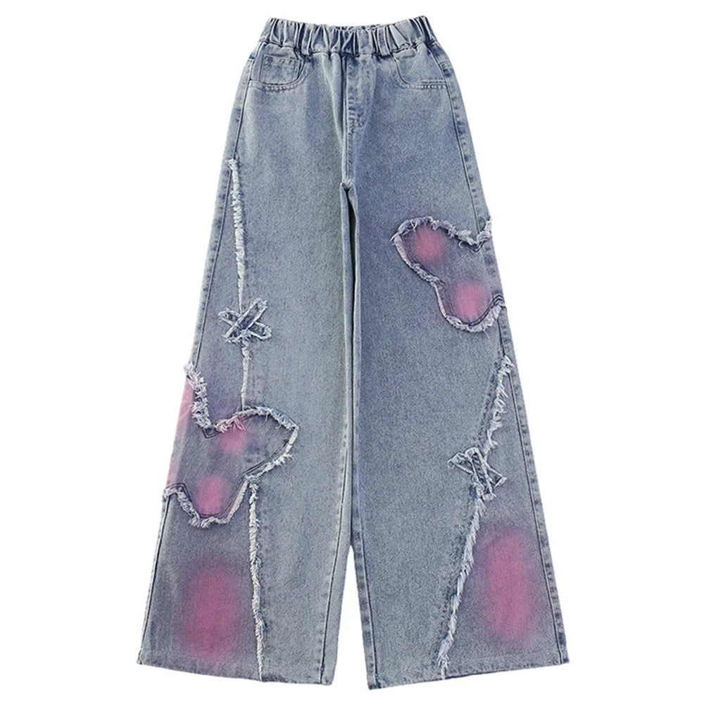 Butterfly Wide Leg Jean