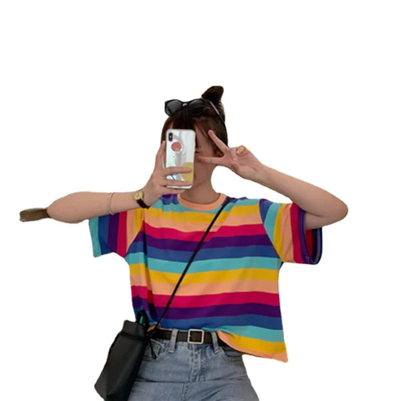 Rainbow Stripe T-Shirt