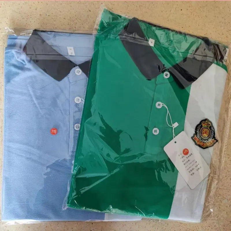 Contrast Collar Polo Tee