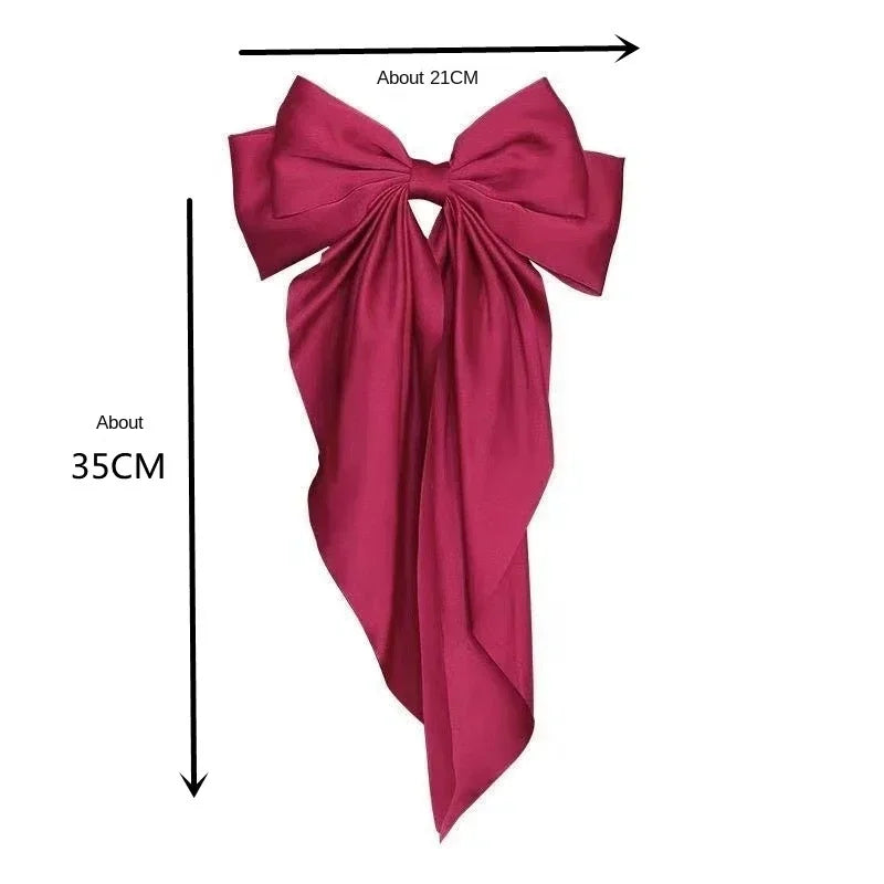 Elegant Bow Ribbon Hair Clip