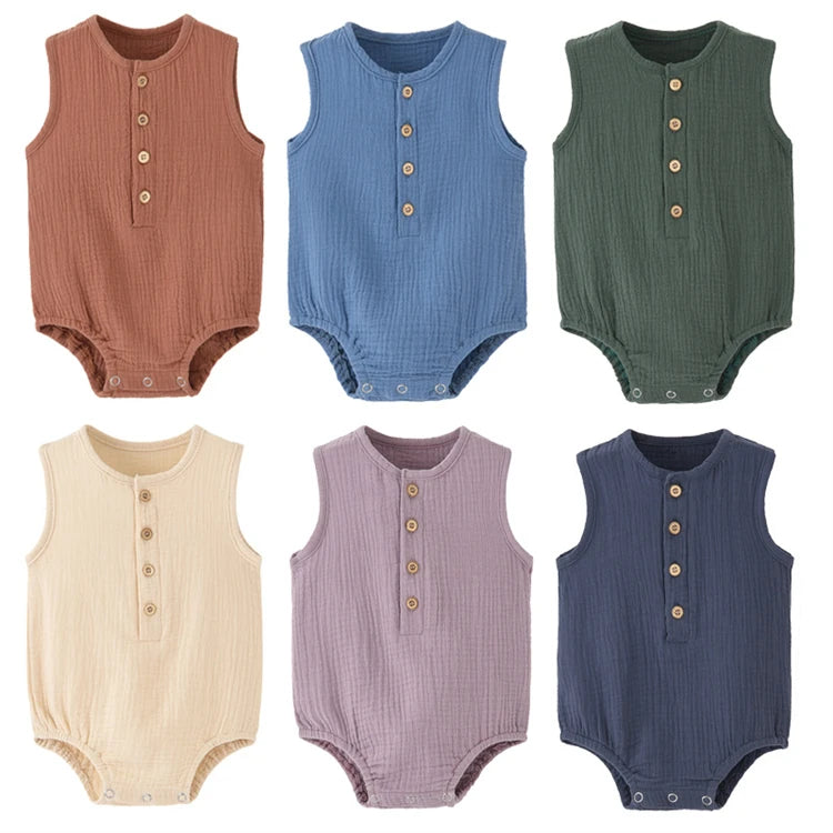 SoftSprout Sleeveless Jumpsuit
