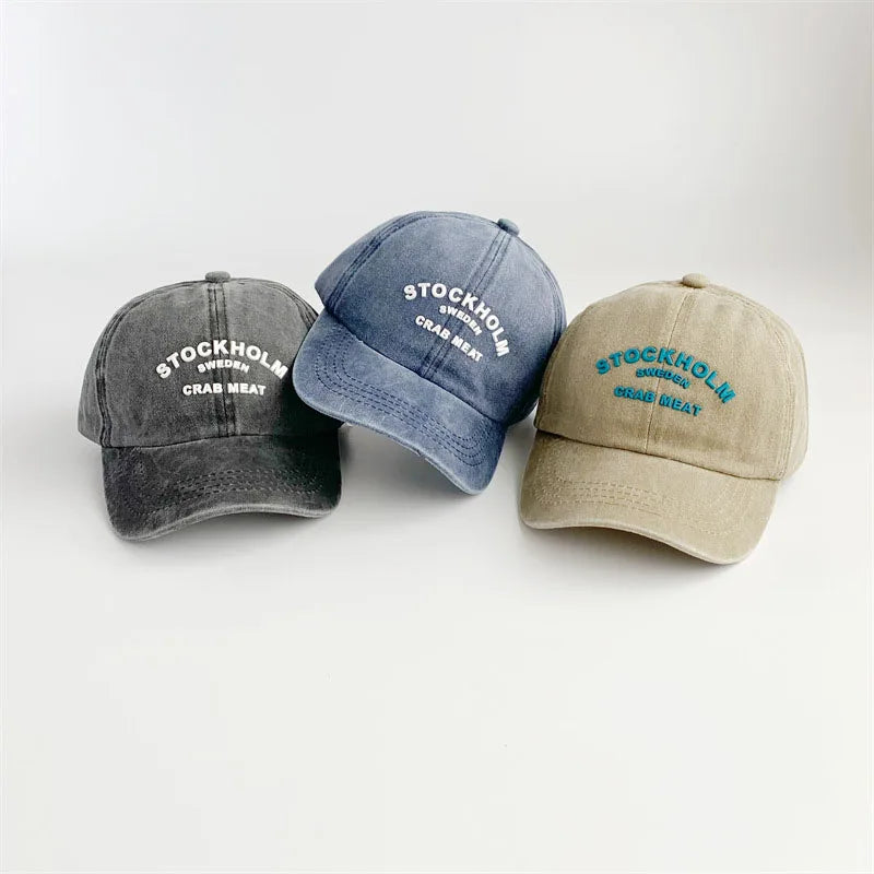 Retro Letter Baseball Cap