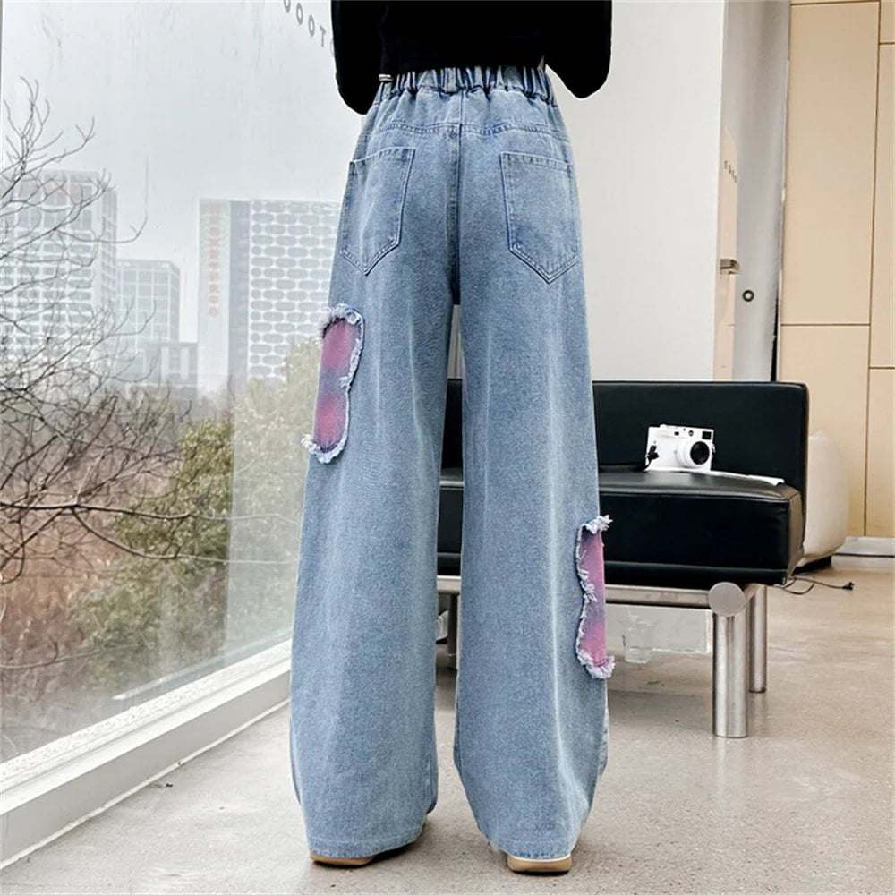 Butterfly Wide Leg Jean
