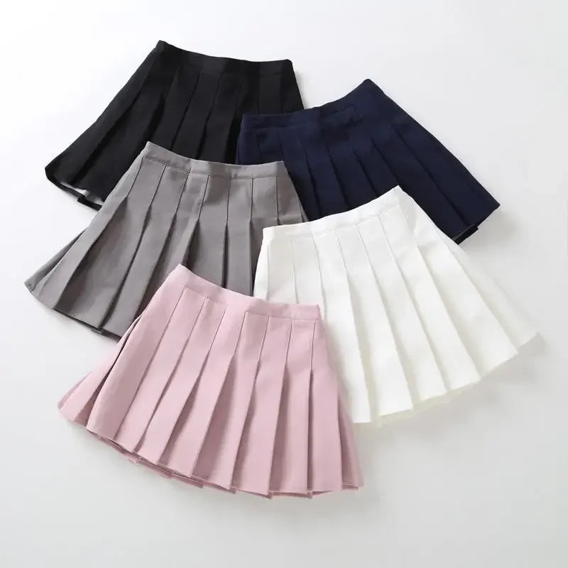 Retro Pleated Skirt