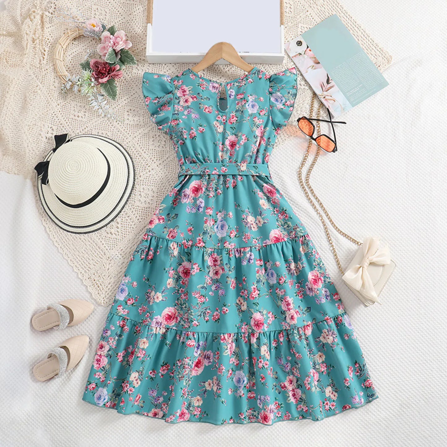 Petals & Prints Floral Dress