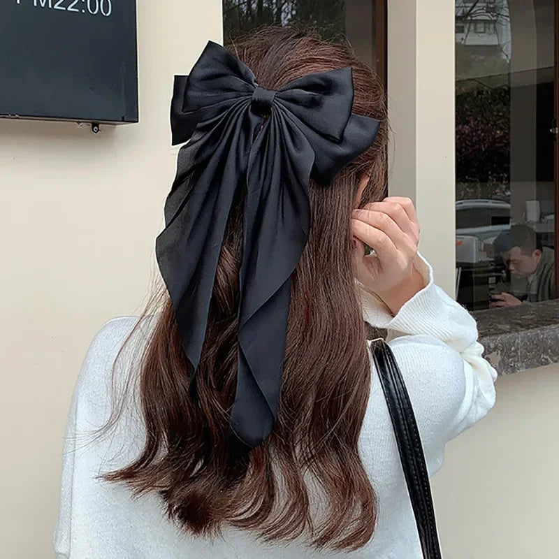 Elegant Bow Ribbon Hair Clip