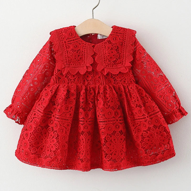 Doll Collar Lace Dress