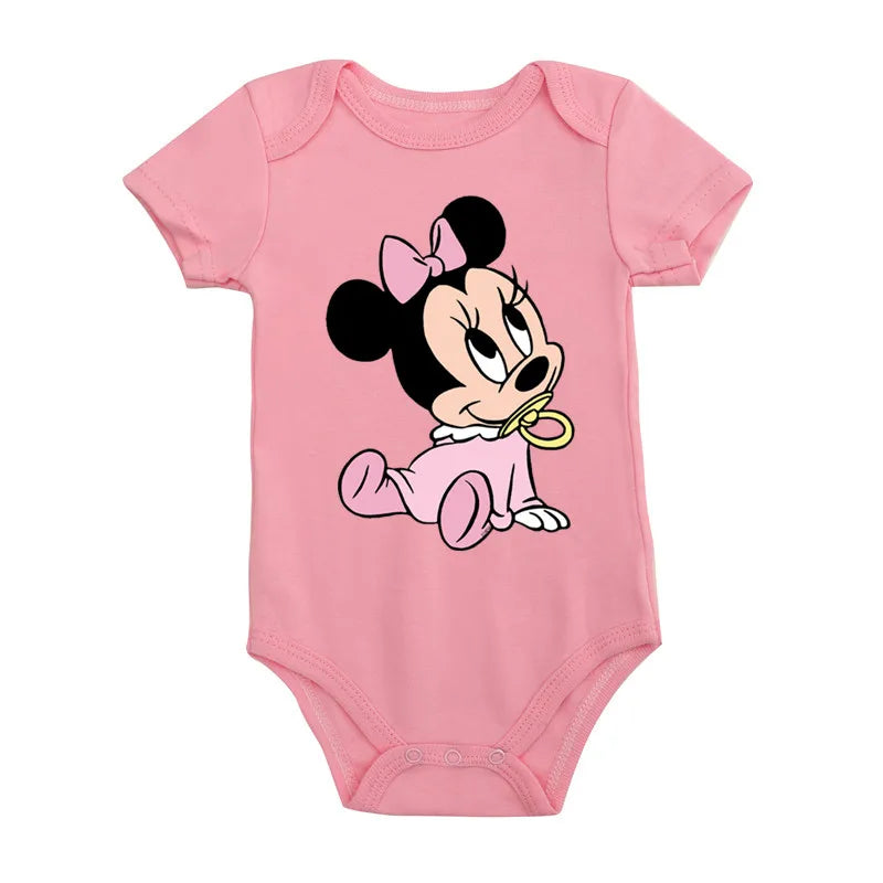Pink Minnie Mouse Onesie