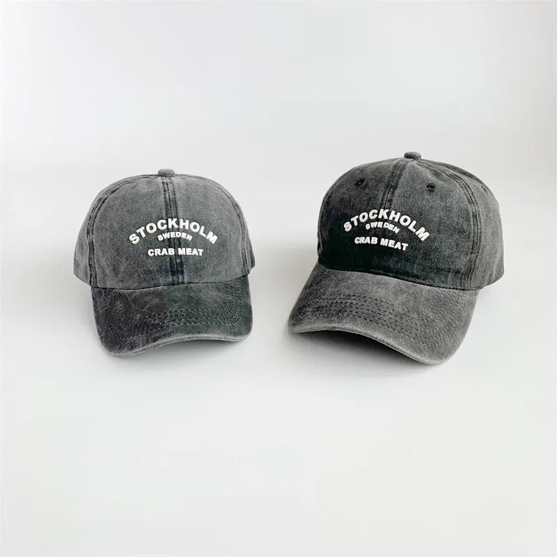 Retro Letter Baseball Cap