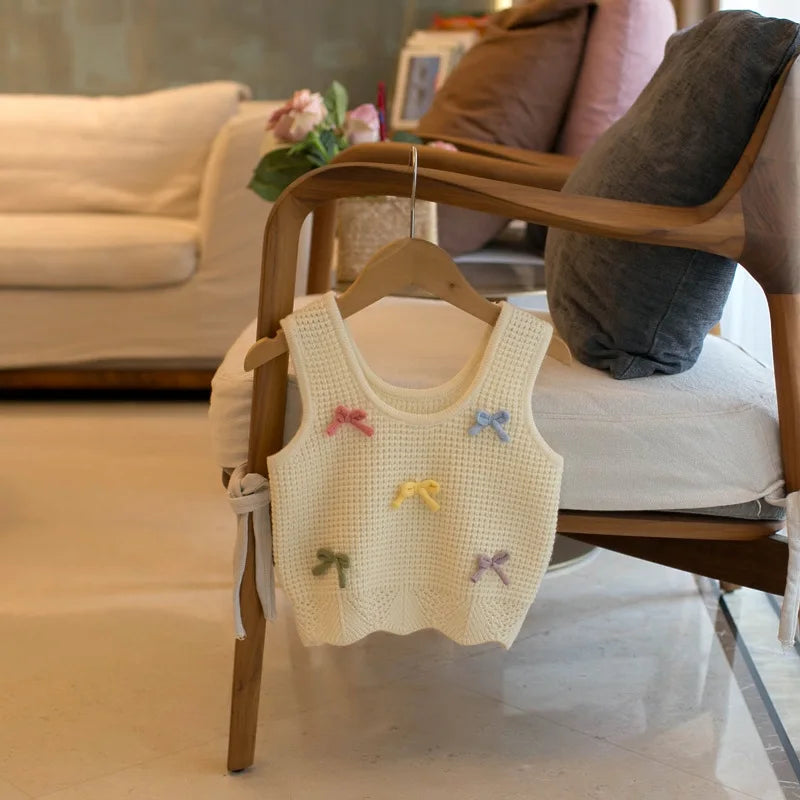 Bow Knit Vest