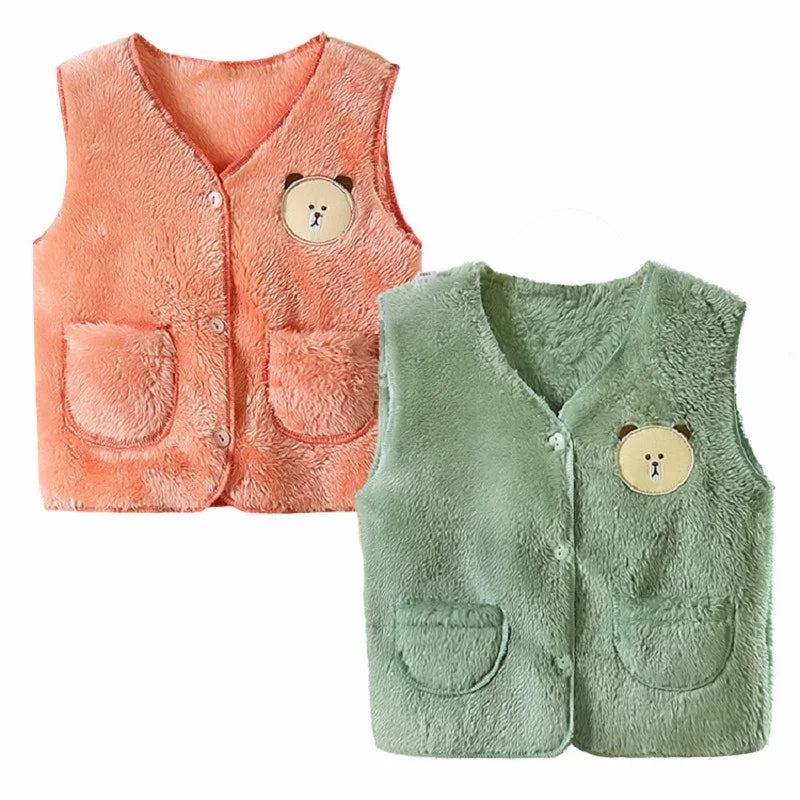 Velvet Bear Vest