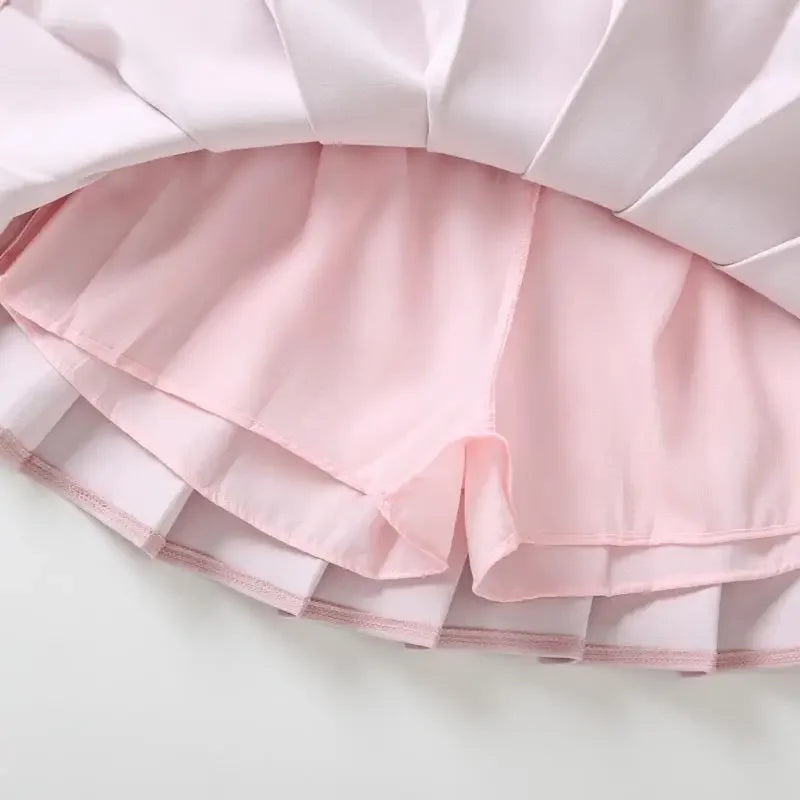 Retro Pleated Skirt