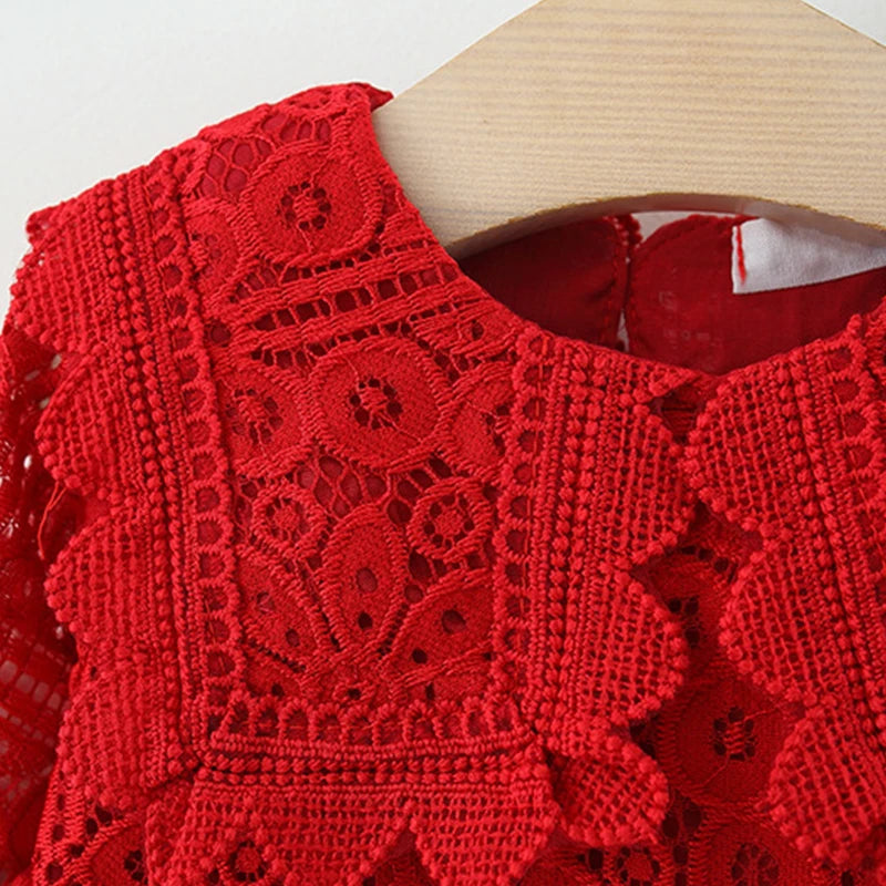 Doll Collar Lace Dress