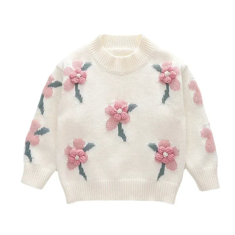 Floral Knit Sweater