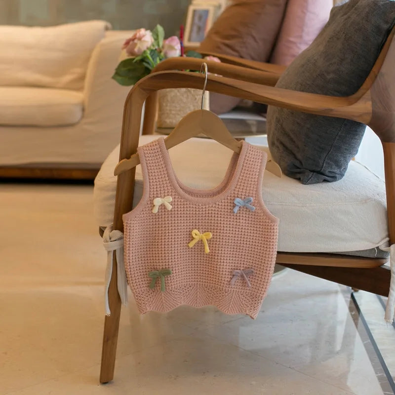 Bow Knit Vest
