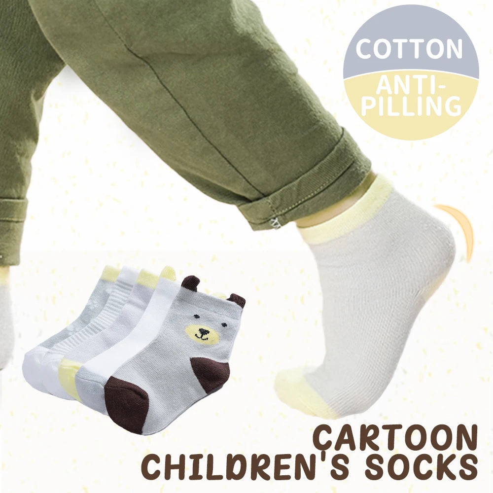 Cozy Cartoon Ankle Socks
