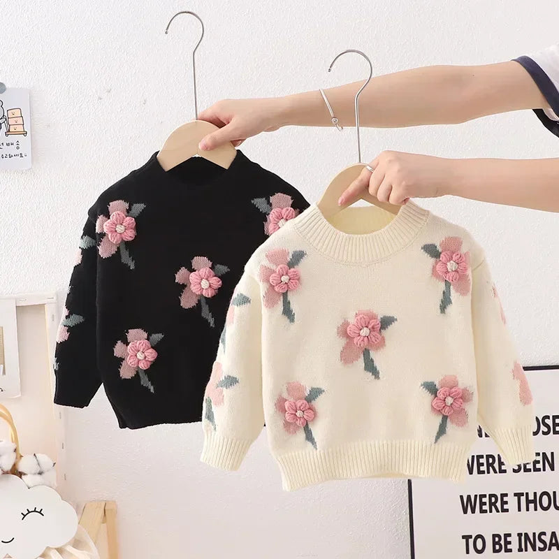 Floral Knit Sweater