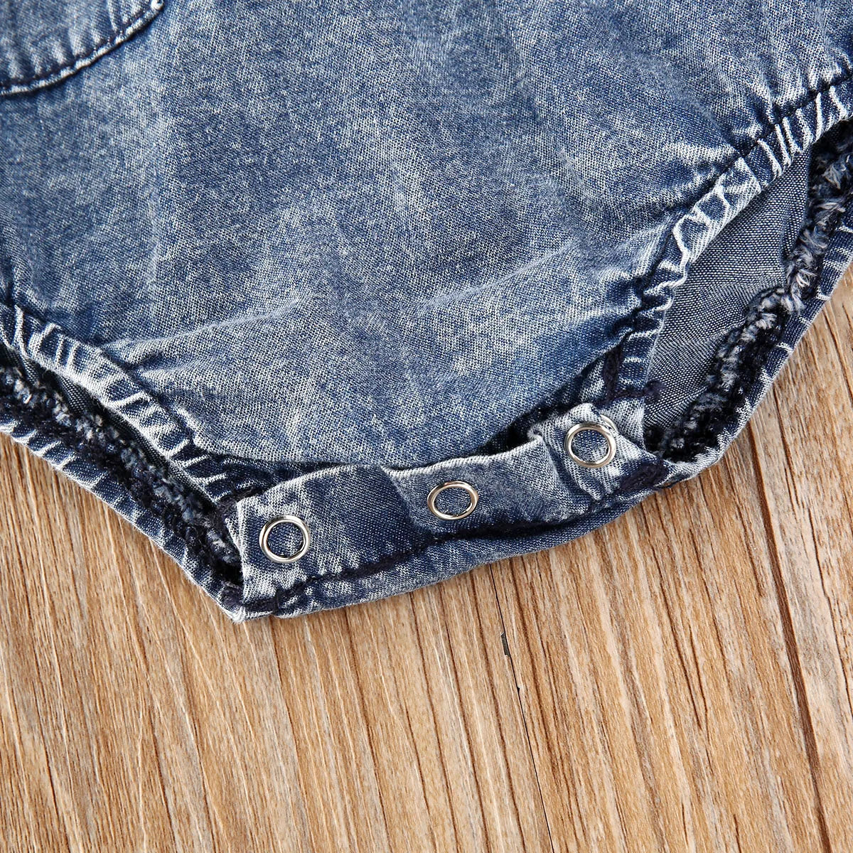 Sleeveless Denim Romper