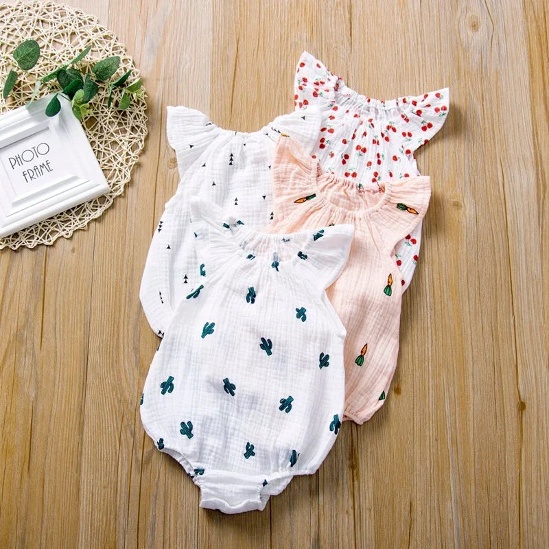 Soft Sprout Linen Romper