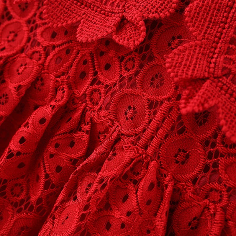 Doll Collar Lace Dress