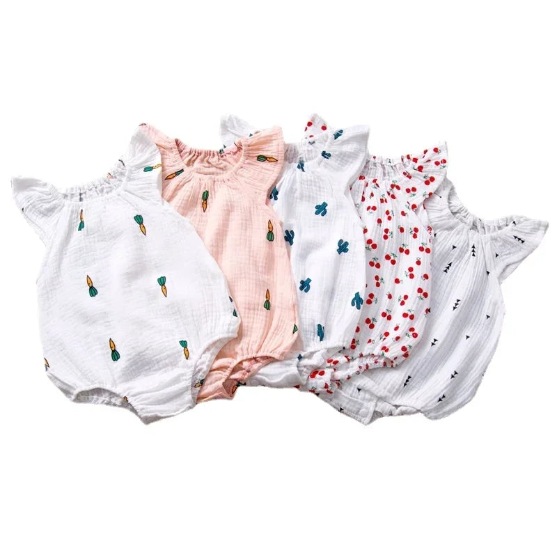 Soft Sprout Linen Romper
