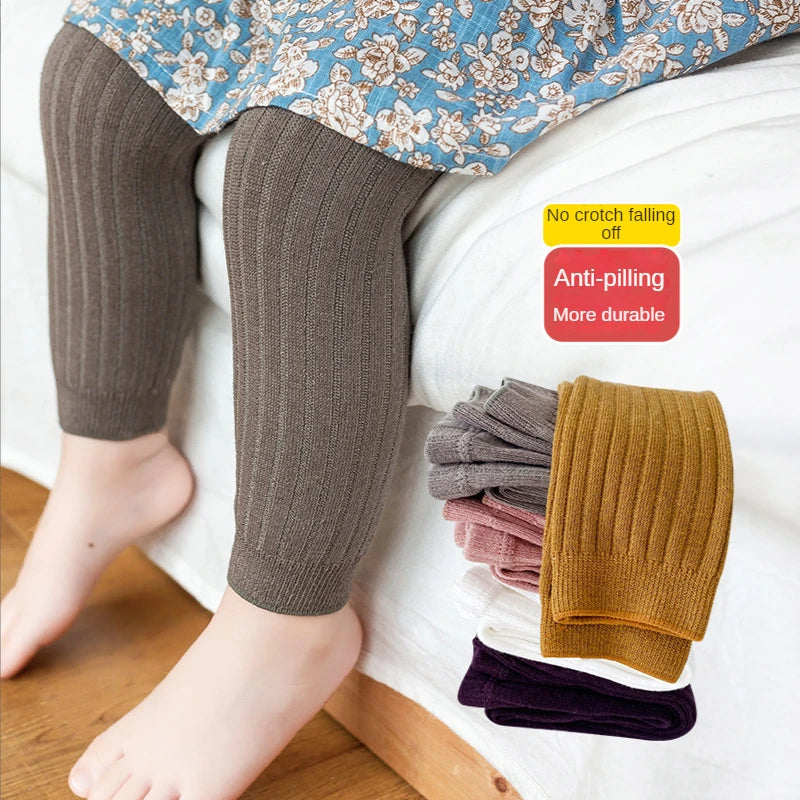 Ribbed Cotton Leggings