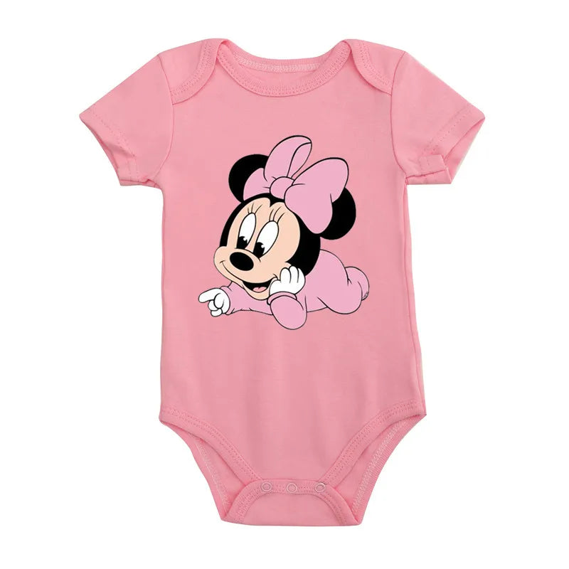 Pink Minnie Mouse Onesie