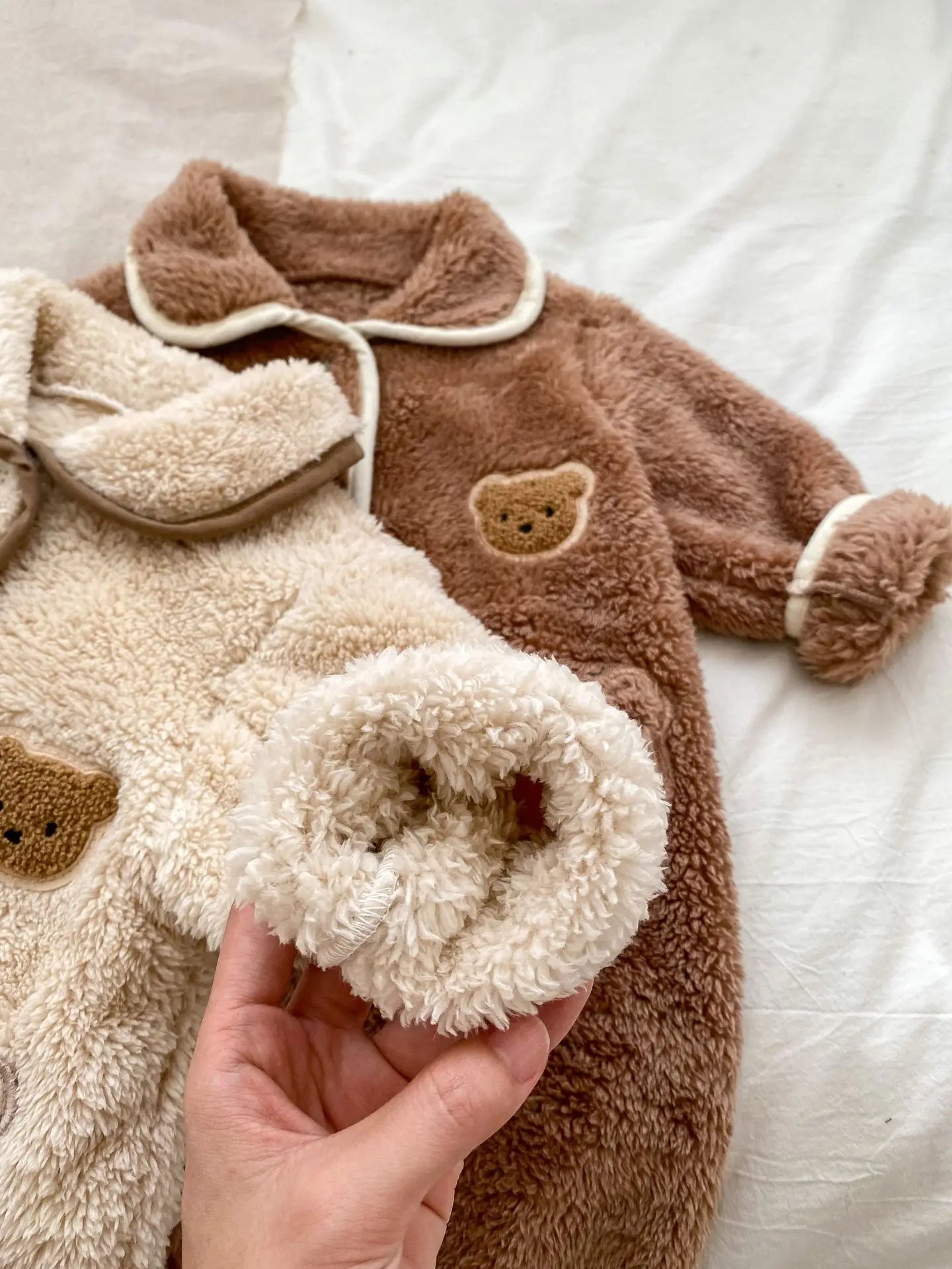 Velvet Bear Romper