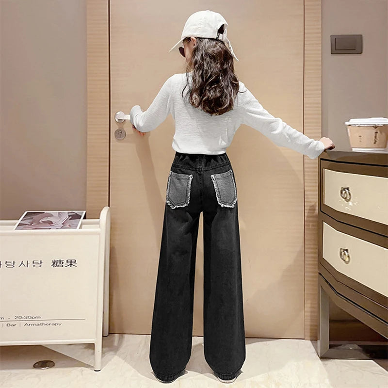 Sweetheart Wide-Leg Denim