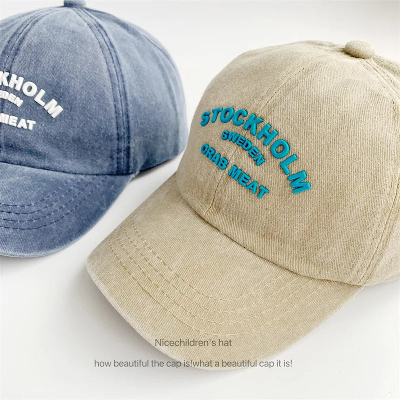 Retro Letter Baseball Cap